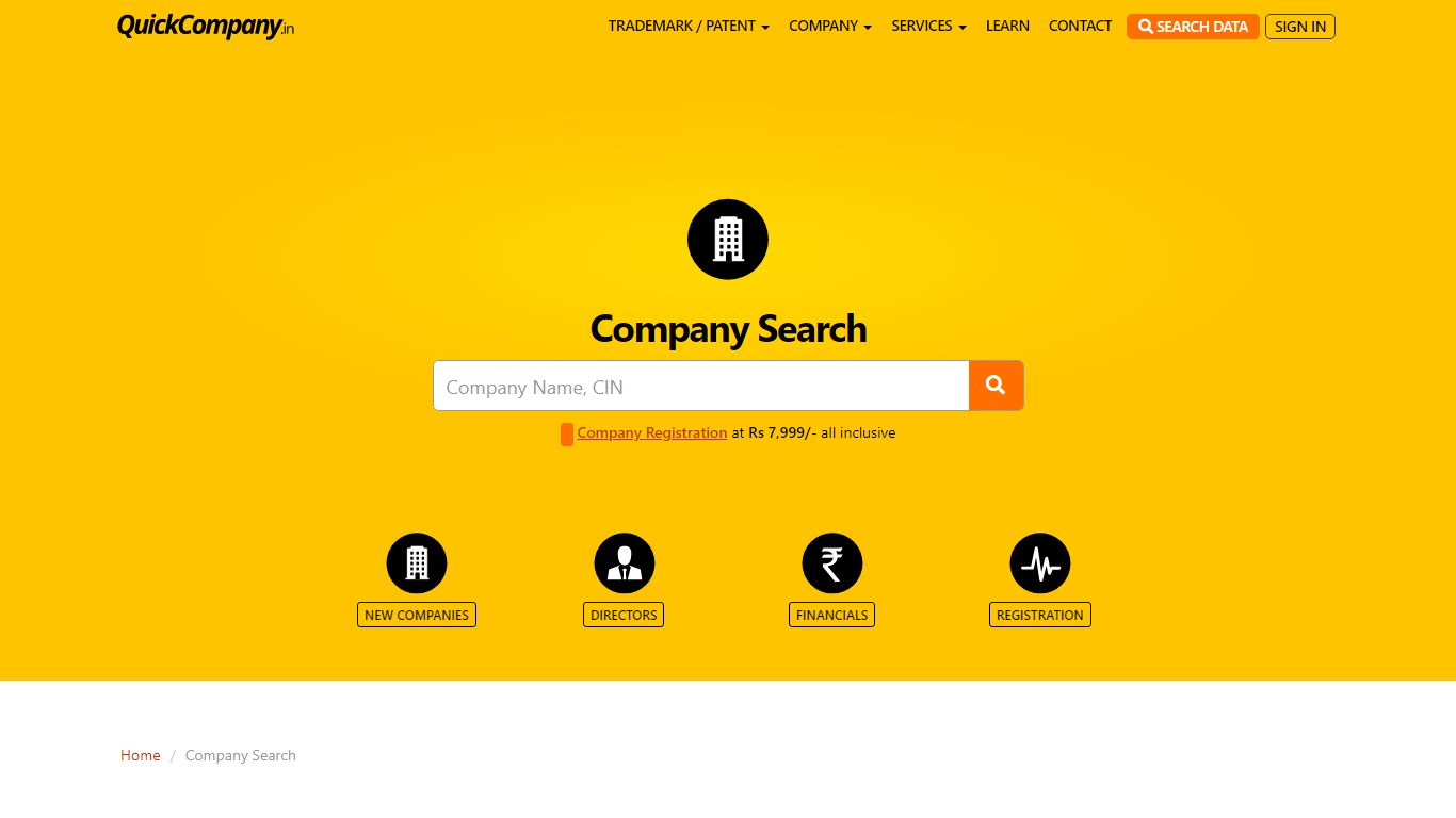 Free Company Search, Company Name Check, MCA Search - QuickCompany.in